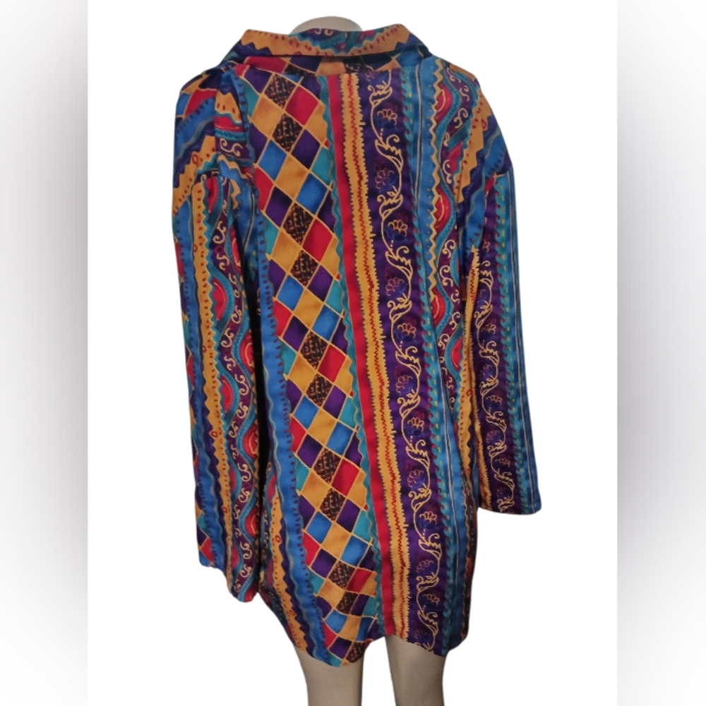 Colorful Women's Bomber Jacket - Picture 2 of 4